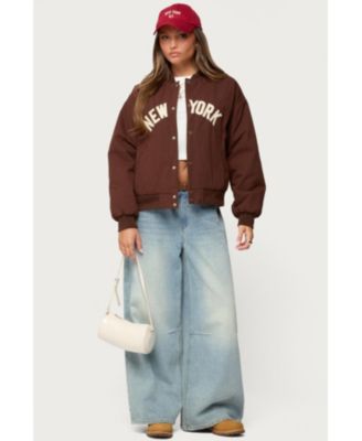 Women's Big Apple Oversized Bomber Jacket