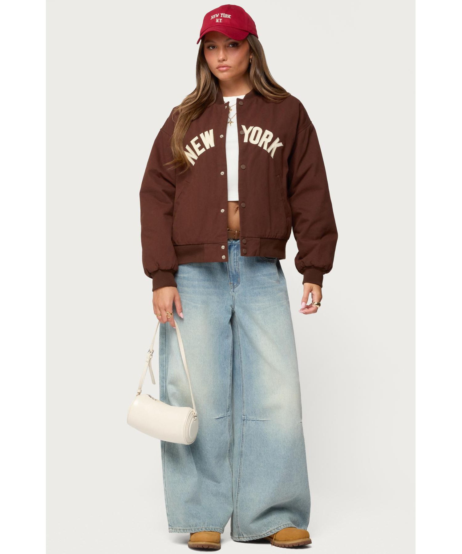 Women's Big Apple Oversized Bomber Jacket