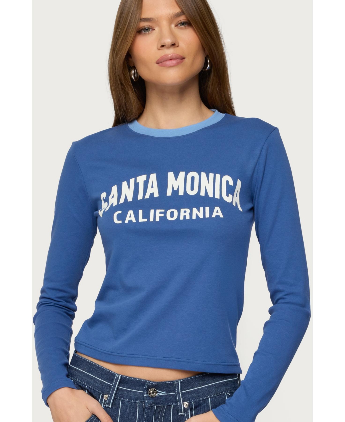 Edikted Women's Santa Monica Long Sleeve T Shirt