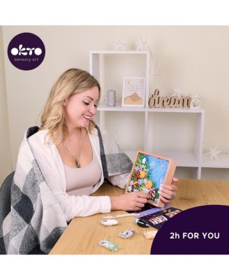 OKTO Air-Dry Clay 3D Painting Kit – Mood 21×21 Joy (8.3 x 8.3 in)