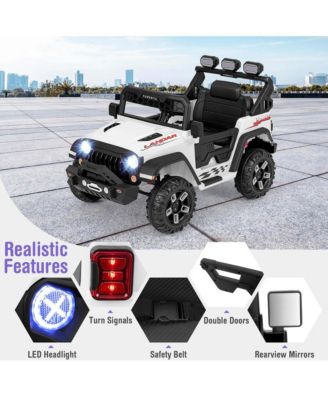 12V Kids Ride On Truck with 212V Motors Spring Suspension & Remote Control