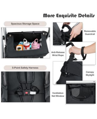 Baby 2-in-1 Stroller High Landscape Stroller w/ Reversible Seat