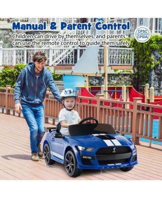 12V Licensed Ford Mustang Shelby GT500 Kids Ride on Car with Remote Control