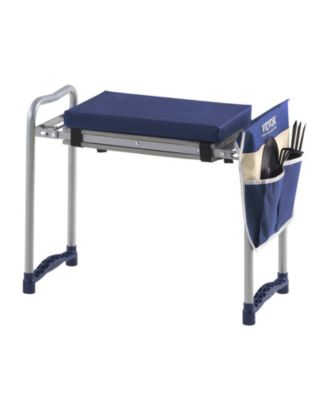 Garden Kneeler with 11" EVA Pad, 2-in-1 Folding Heavy Duty Kneeling Stool