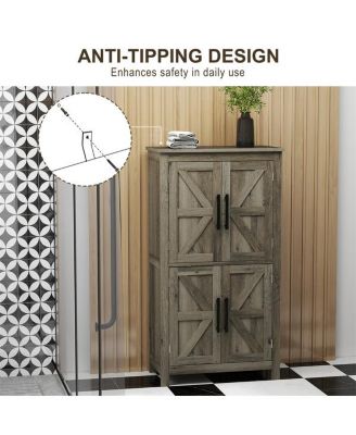 Space Saving Bathroom Floor Cabinet with Stylish Design for Modern Bathrooms