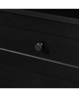 Triangle Tall Cabinet with 3 Drawers and Adjustable Shelves for Bathroom and Kitchen