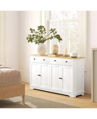 Sideboard Cabinet with Storage Drawers Adjustable Shelves