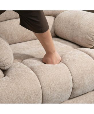 Oversized Power Lift Recliner for Big & Tall Adults, 23” Wide Chenille Chair with Massage, Heat & USB