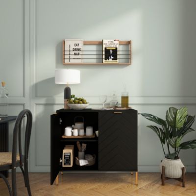 2-Door Accent Cabinet Storage Cabinet