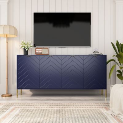 4-Door Accent Cabinet More Large Storage Cabinet