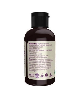 Org Monk Fruit Glycerite Liquid ,2 Oz