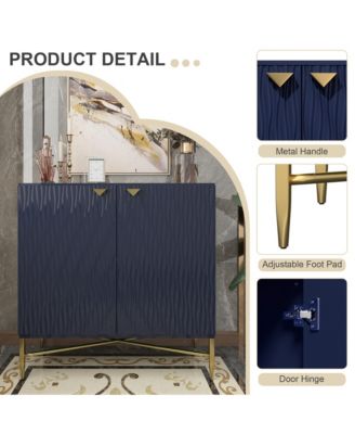 2 Door Locker Manufactured Wood/Metal Accent Cabinet