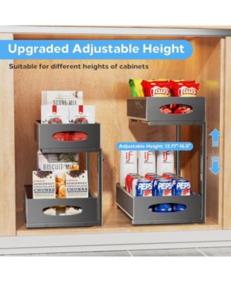 2 Pack Under Sink Organizer+ 1Pack Under Sink Organizer