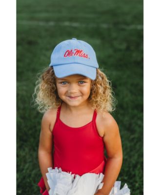 Toddler Officially Licensed Ole Miss Rebels Bow Baseball Hat in Powder Blue