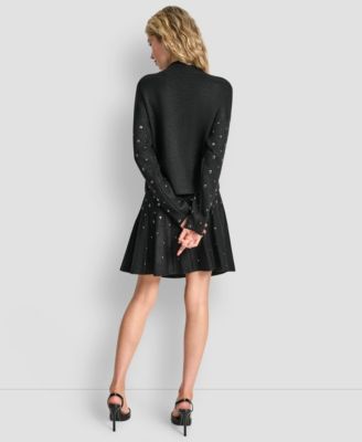 Women's Studded Pull On Sweater