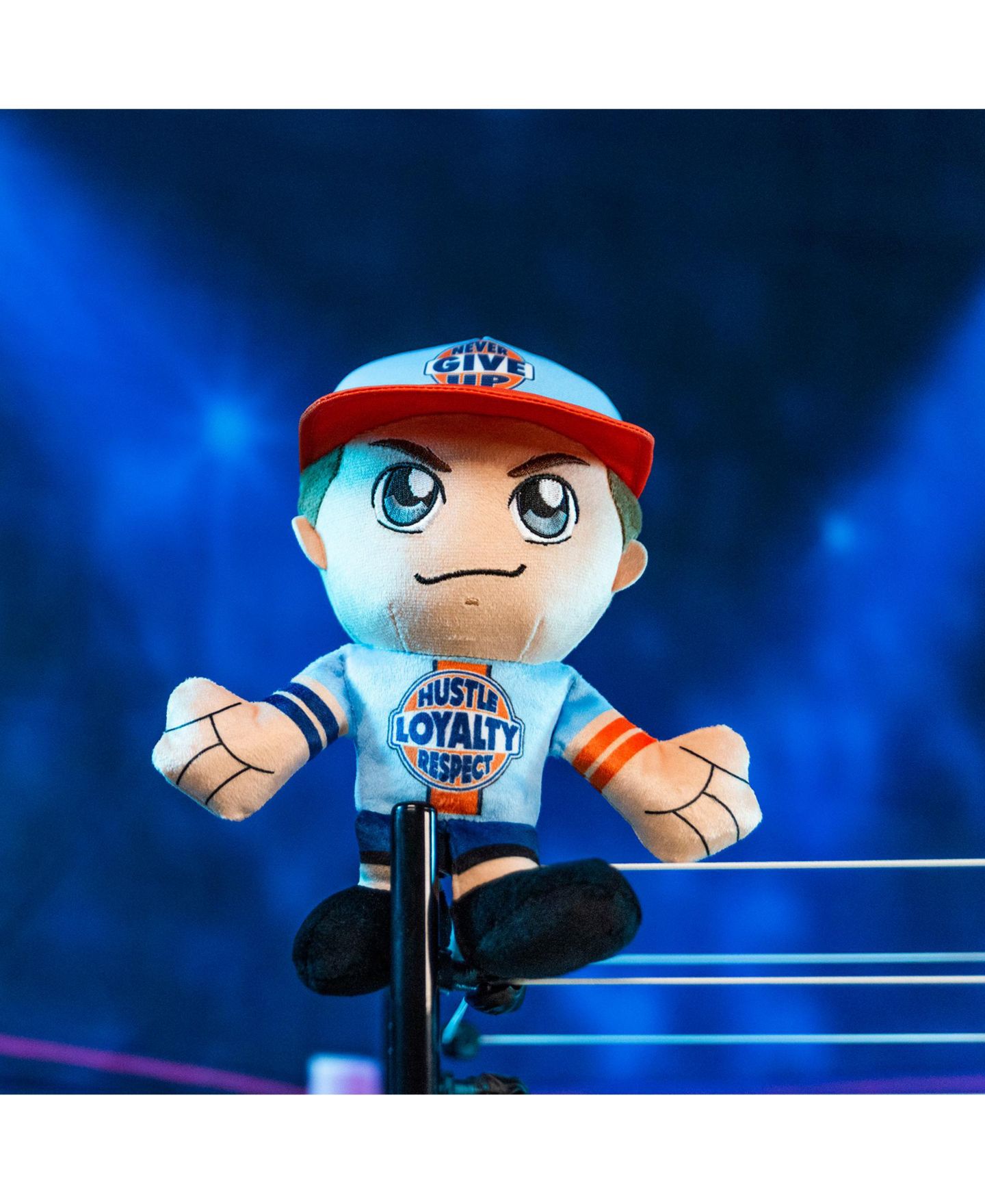 Детская мягкая игрушка Bleacher Creatures WWE John Cena 8" Kuricha Plush - Soft Chibi Inspired Wrestling Superstar — фото 4