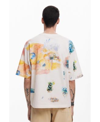 Men's Short-sleeve watercolor T-shirt