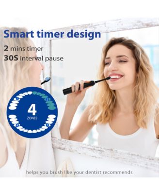 Sonic Toothbrush & Replacement Heads Bundle