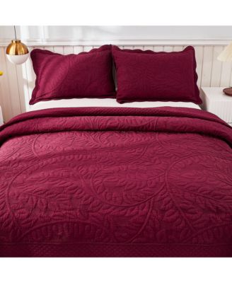 100% Cotton Oversized Bedspread Quilt Set - King
