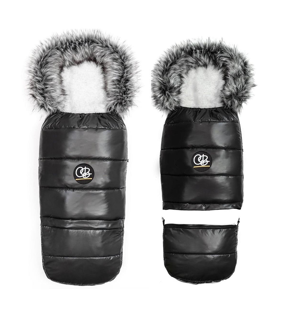 Cover Baby Baby Cover 0-3 Years Organic Premium Gray Wool Adjustable Footmuff in Pastel