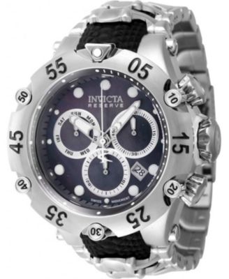 Men's 47157 Reserve Quartz Chronograph Black Dial Watch