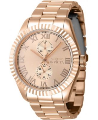Men's 47433 Specialty Quartz Multifunction Rose Gold Dial Watch