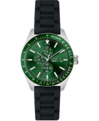 Men's 47591 Aviator Quartz Chronograph Green Dial Watch