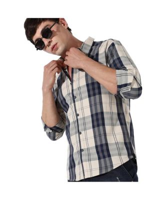 Men's Plaid Button Up Shirt