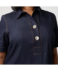 Plus Size Avia Denim Mini Dress