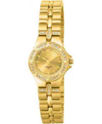 Women's 0134 Wildflower Quartz 3 Hand Gold Dial Watch