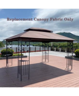 Streamdale 13 X 10FT Patio Double Roof Gazebo Replacement Canopy Top Fabric