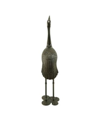 Streamdale Rust-Proof Aluminum Crane Garden Statue
