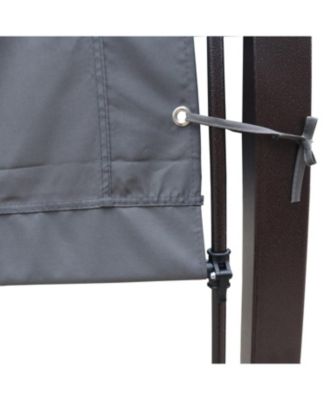 Universal Curved Pergola Canopy Cover (Grey)