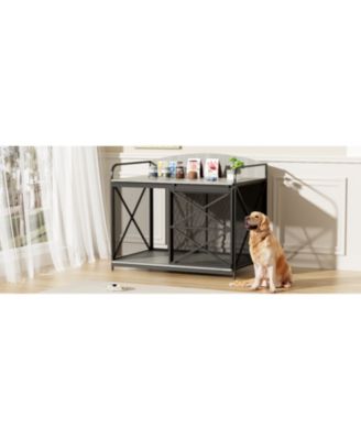 Dog Crate Furniture - Farmhouse End Table
