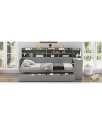 Twin Daybed with Storage & Desk