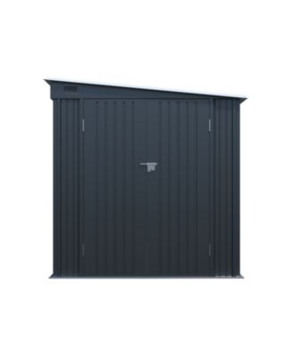 6x8FT Galvanized Steel Outdoor Storage Shed