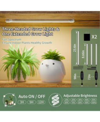 71" 8-Tier Plant Stand with Grow Light