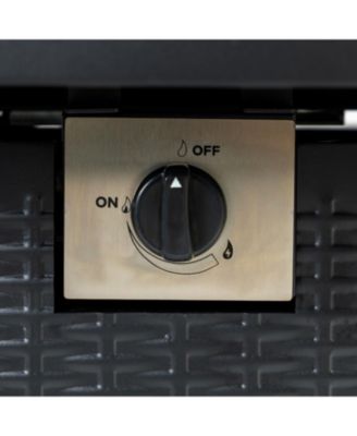 28-inch Iron Square Propane Fire Pit Table