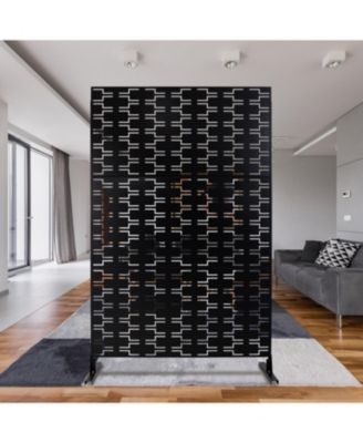 Metal Privacy Screen 76"x48" - Indoor/Outdoor Decorative Panel