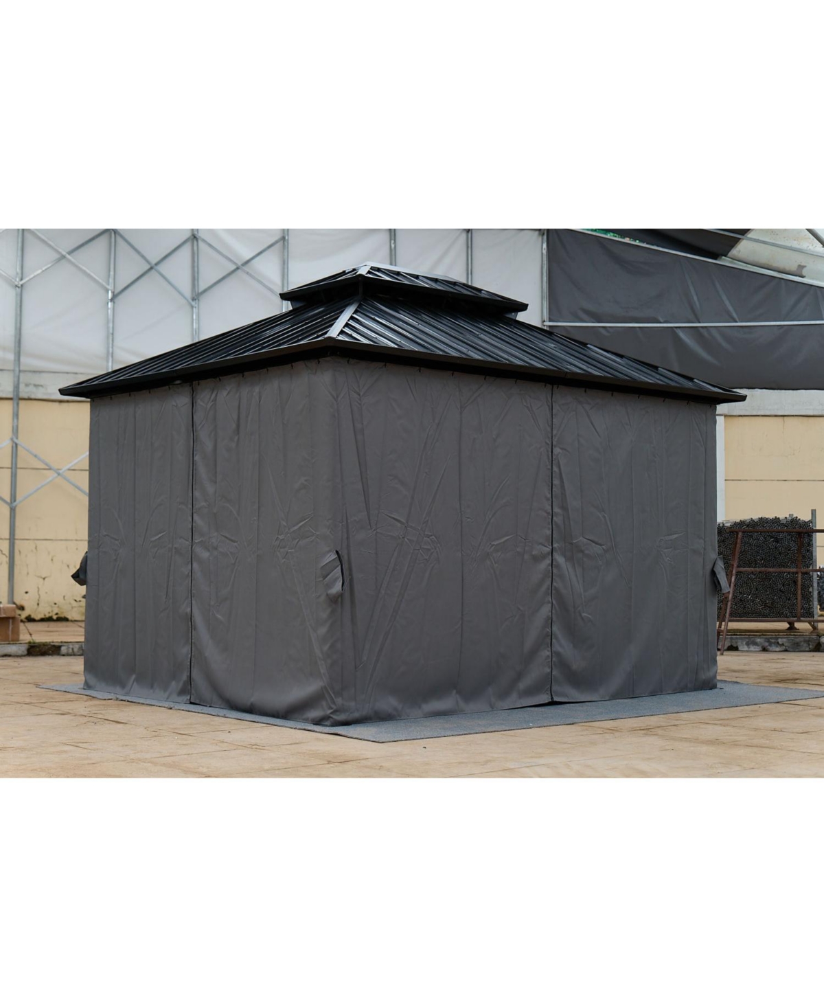 Streamdale Furniture 10x10FT Aluminum Hardtop Gazebo