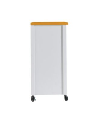 + 1 Pc + Wood + Rolling Storage Cabinet + Kitchen Island Cart