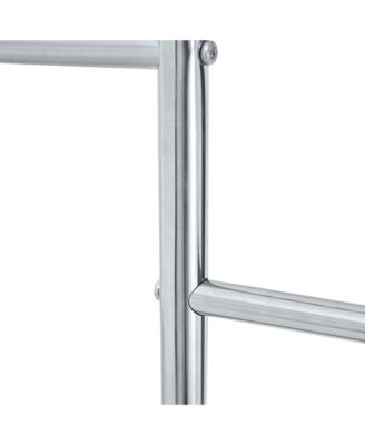 Streamdale 70" Industrial Coat Rack - Wood & Steel, Double Layer Hanger