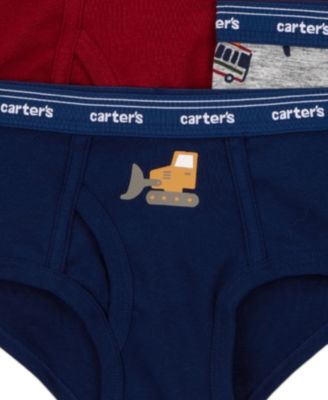 Toddler Boys' Construction-Themed Boxer Briefs, 7-Pack Set