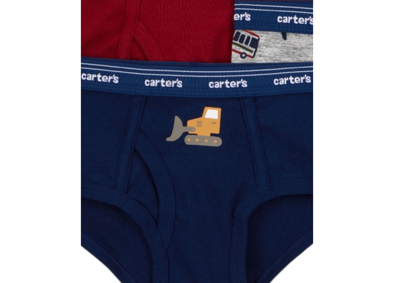 Toddler Boys' Construction-Themed Boxer Briefs, 7-Pack Set