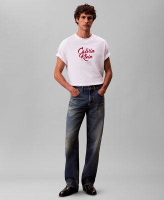 Calvin Klein Men's Relaxed Fit Graphic T-Shirt - Macy's