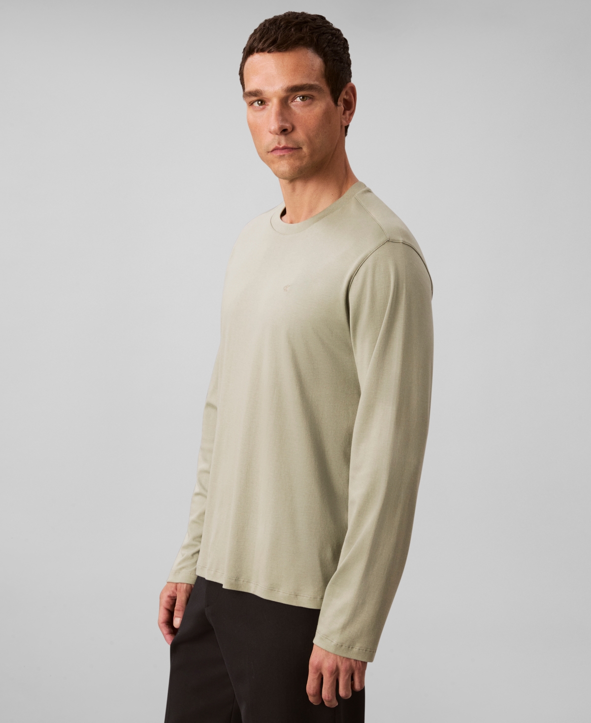 Calvin Klein Men's Crewneck Long Sleeve T-shirt In Multi