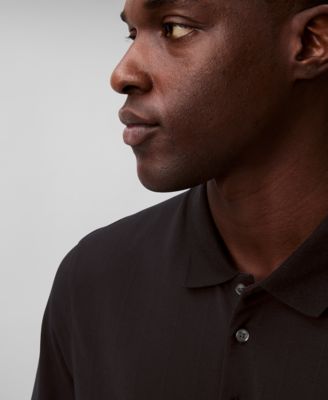 Men’s Short Sleeve Stretch Jacquard Polo Shirt