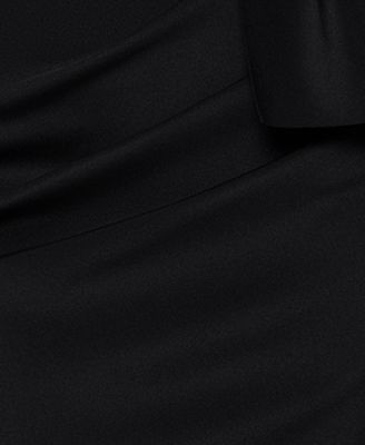 Petite Sleeveless Ruffle Detail Dress