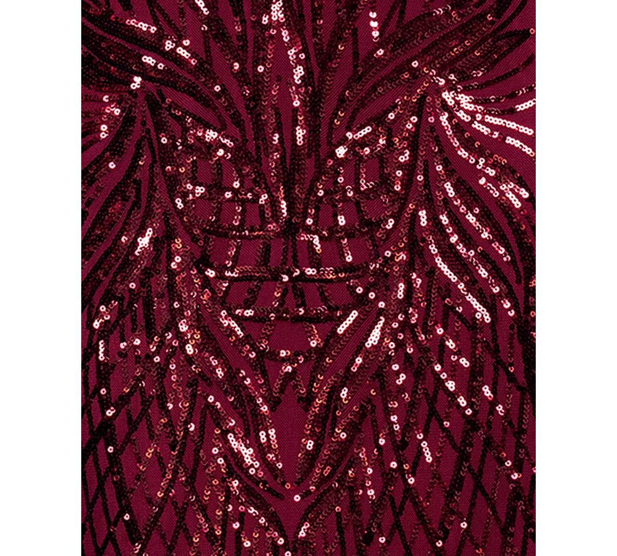B & A By Betsy And Adam Petite Halter Neck Sequin Dress In Brown