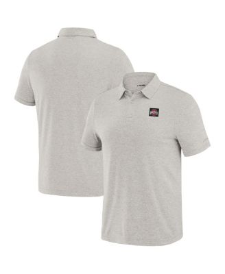 J. Palmer - Men's White Ohio State Buckeyes Four Down Polo Shirt